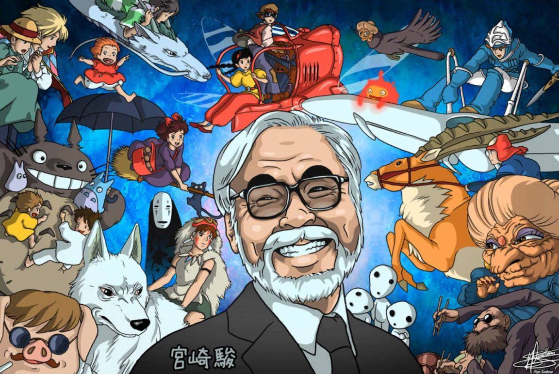 Locandina Un mondo di sogni animati Hayao Miyazaki